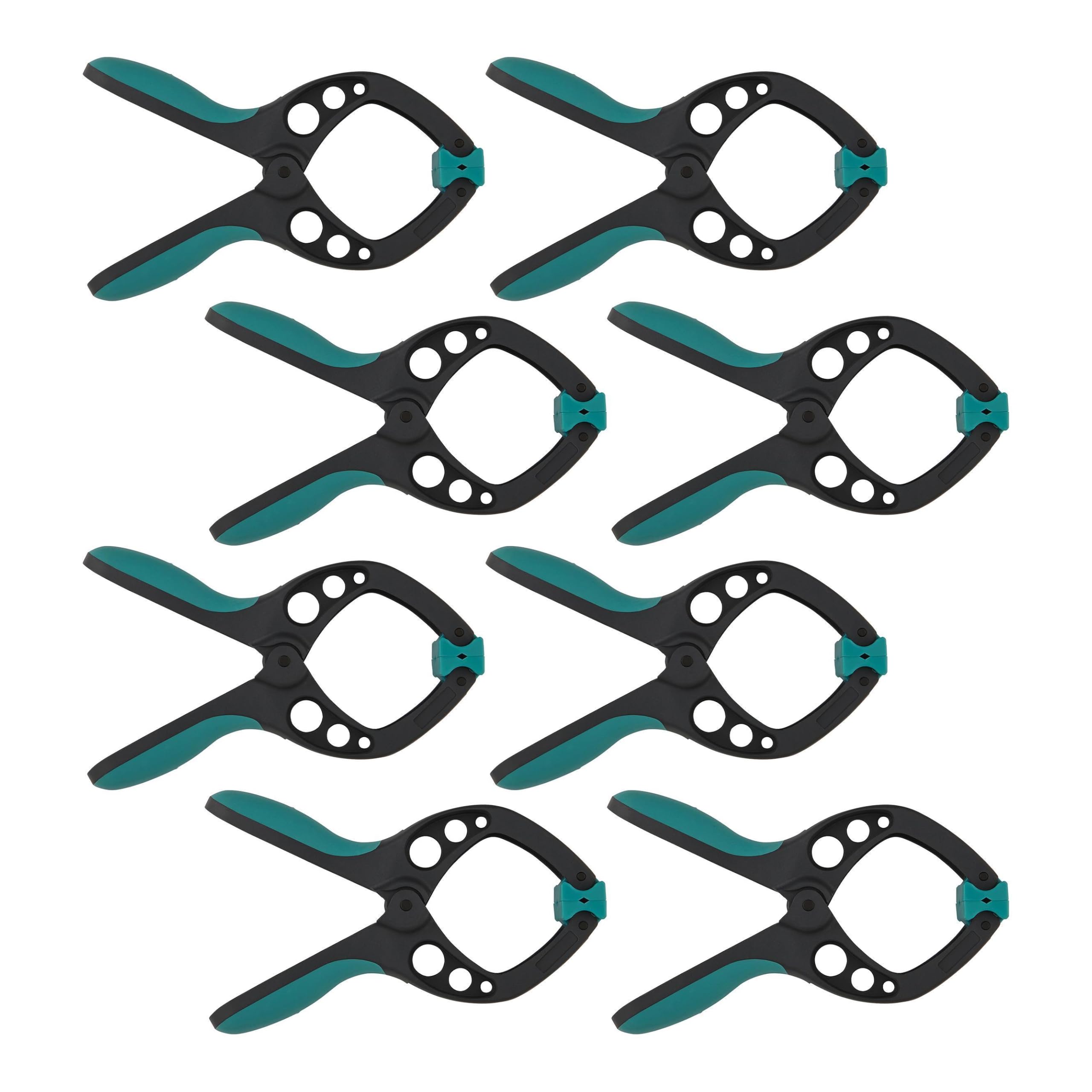 wolfcraft 8 PRO Spring Clamps, 60 mm I 8652000 I A Versatile aid – Ideal for DIY and Model Building Projects