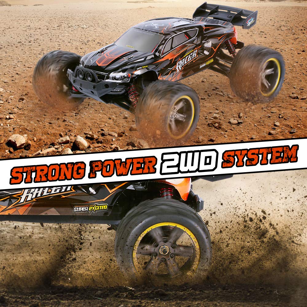 GPTOYS S912 Remote Control Truck Off-Road 1:12 Scale 2.4 GHz 2WD – Orange (3rd Version)