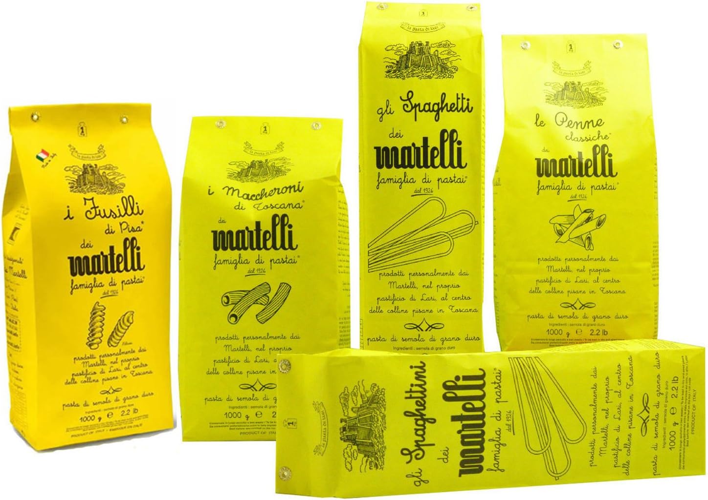 Maccheroni 1 kg - Pasta Martelli