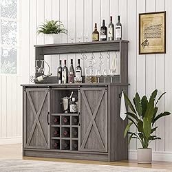 4ever2buy Farmhouse Coffee Bar with 6