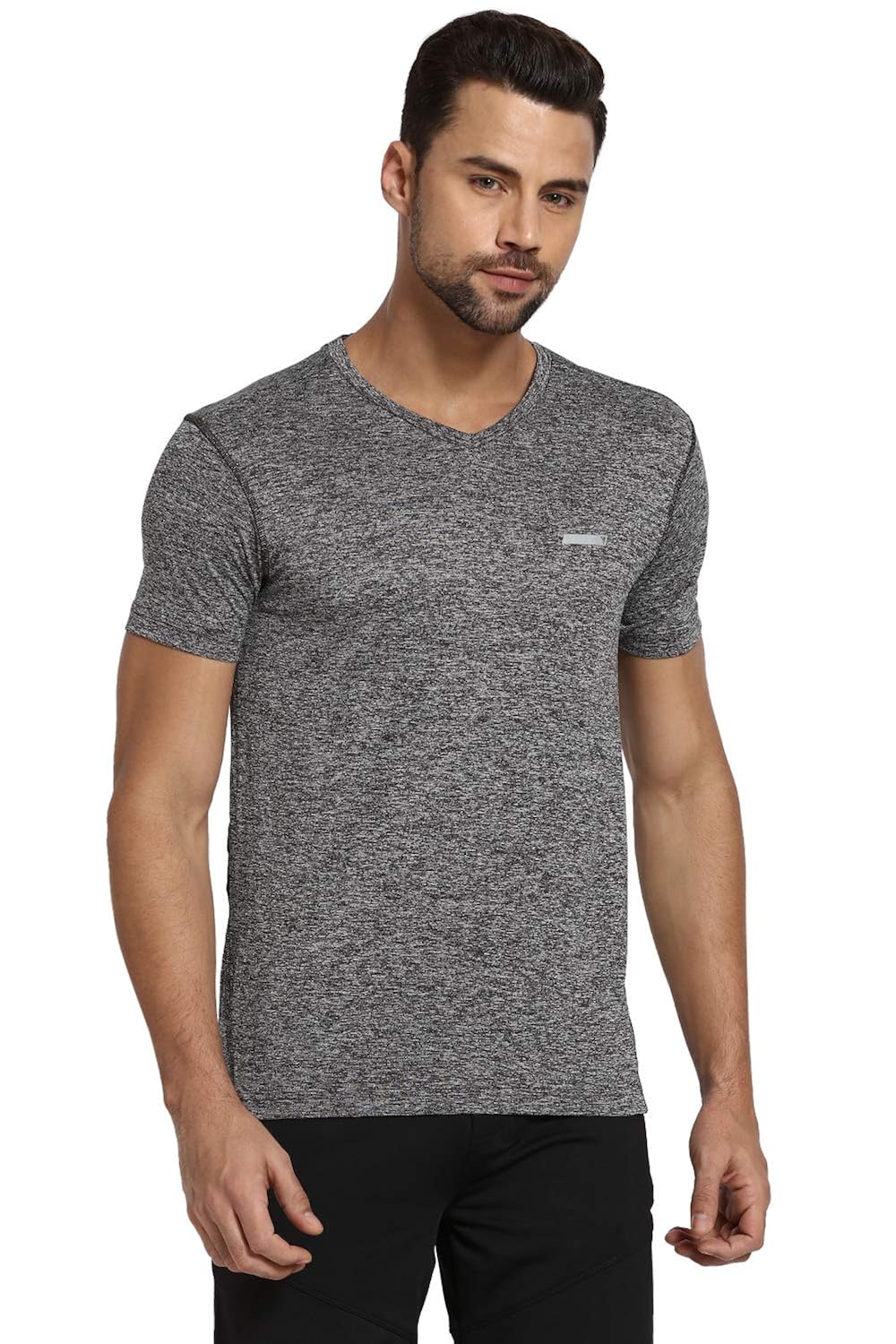 Van Heusen Athleisure Men's Solid Regular Fit T-Shirt