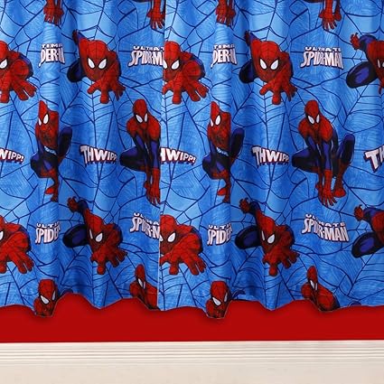 Character World 72 Inch Ultimate Spider Man City Curtains Amazon