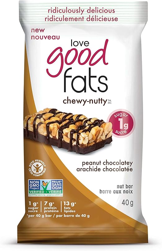 Love Good Fats PlantBased Bars ChewyNutty Peanut Chocolatey Keto Protein Bars with Natural Love Good Fats PlantBased Bars ChewyNutty Peanut Chocolatey Keto Protein Bars with Natural