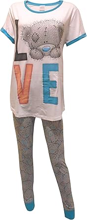 Tdp Textiles Me To You Tatty Teddy Love Ladies Pyjamas 8 10 Amazon Co Uk Clothing