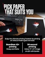 Canon PIXMA PRO-200 Printer A3+ Dye Ink Vibrant Colour Media Handling LCD view 4