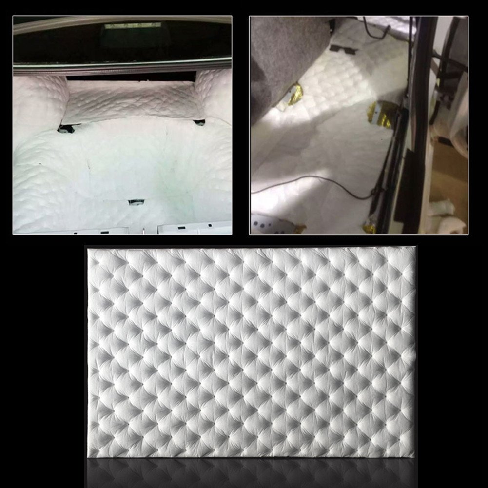 19.7x31.5 Car Sound Absorbing Foam Heat Insulation Foam White Sound