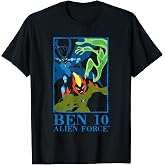 Ben 10: Alien Force Big Chill Swampfire &amp; Goop Epic Poster T-Shirt