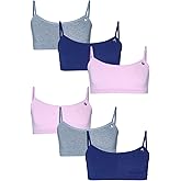 Limited Too Girls Training Bra - 6 Pack Sports Bra for Girls with Adjustable Straps