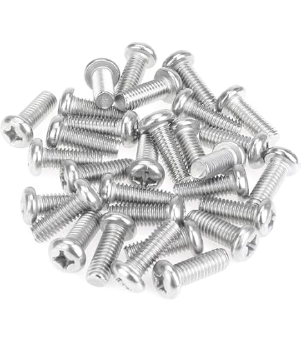 Tornillo Phillips de cabeza cilíndrica M6-1.0 x 20 mm, rosca Tornillo Phillips de cabeza cilíndrica M6-1.0 x 20 mm, rosca