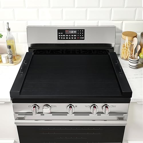 GASHELL Noodle Board Stove Cover with Handles, Multiple Stove Top