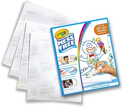 Crayola Color Wonder 75-2479-E-000 White Refill Paper Mess Free Color Wonder