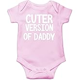 CBTwear Cuter Version of Daddy - Baby Clothes - Funny Newborn Bodysuit Outfits for Boys and Girls