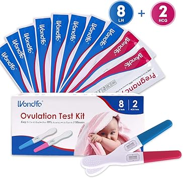 Wondfo 2 X Zwangerschapstest 8xovulatietest Borduurset Ultra Early Result Detection Kits Zeer Gevoelig Snel Thuis Zelftest Midstream Verpakking Van 8 Lh 2 Hcg Amazon Nl
