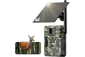 TKENPRO Trail Camera, 2K Cellular Trail Camera with Built in 4G SIM Card Unlimited Data Plan Game Camera, 0.2s Trigger Speed Trail Cameras with Night Vision Motion Activated Waterproof IP66 Trail Cam