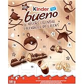 KINDER BUENO Advent Calendar 2025, 24 Assorted Christmas Chocolates, 181g