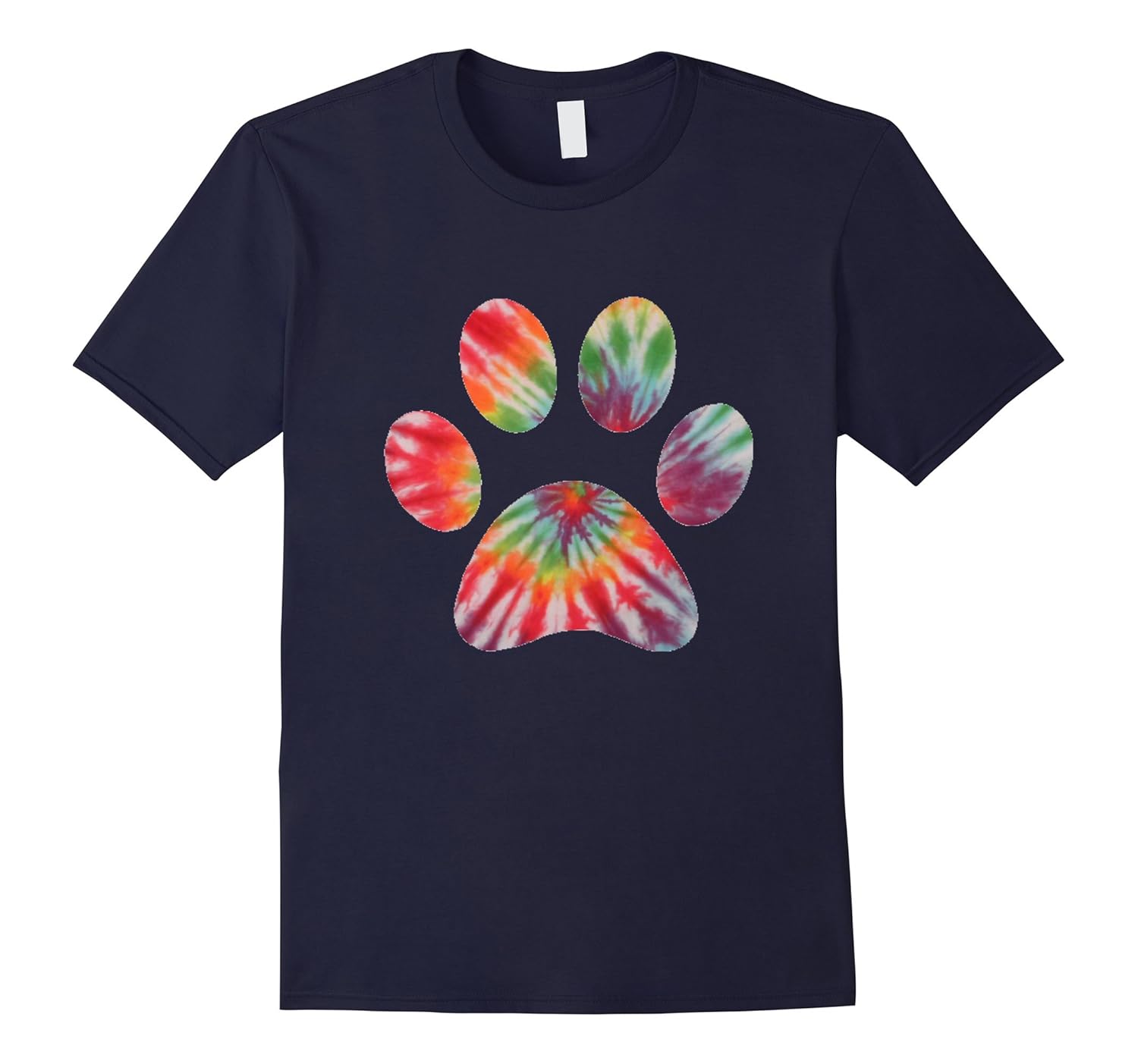 Tie Dye Paw Print t-shirt Animal Pet Cat Dog Lover-ANZ