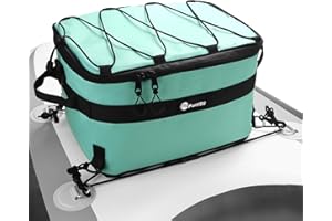 FunVZU Paddle Board Cooler Bag - Waterproof SUP Bag for Stand Up Paddle Board and Kayak - Leakproof Inflatable Storage for SUP Accessories - Essential Paddleboarding Gear for Water Storage