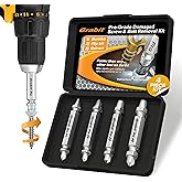 Alden 8440P Pro Grabit Broken Bolt and Damaged Screw Extractor 4 Piece Kit - Made in the USA