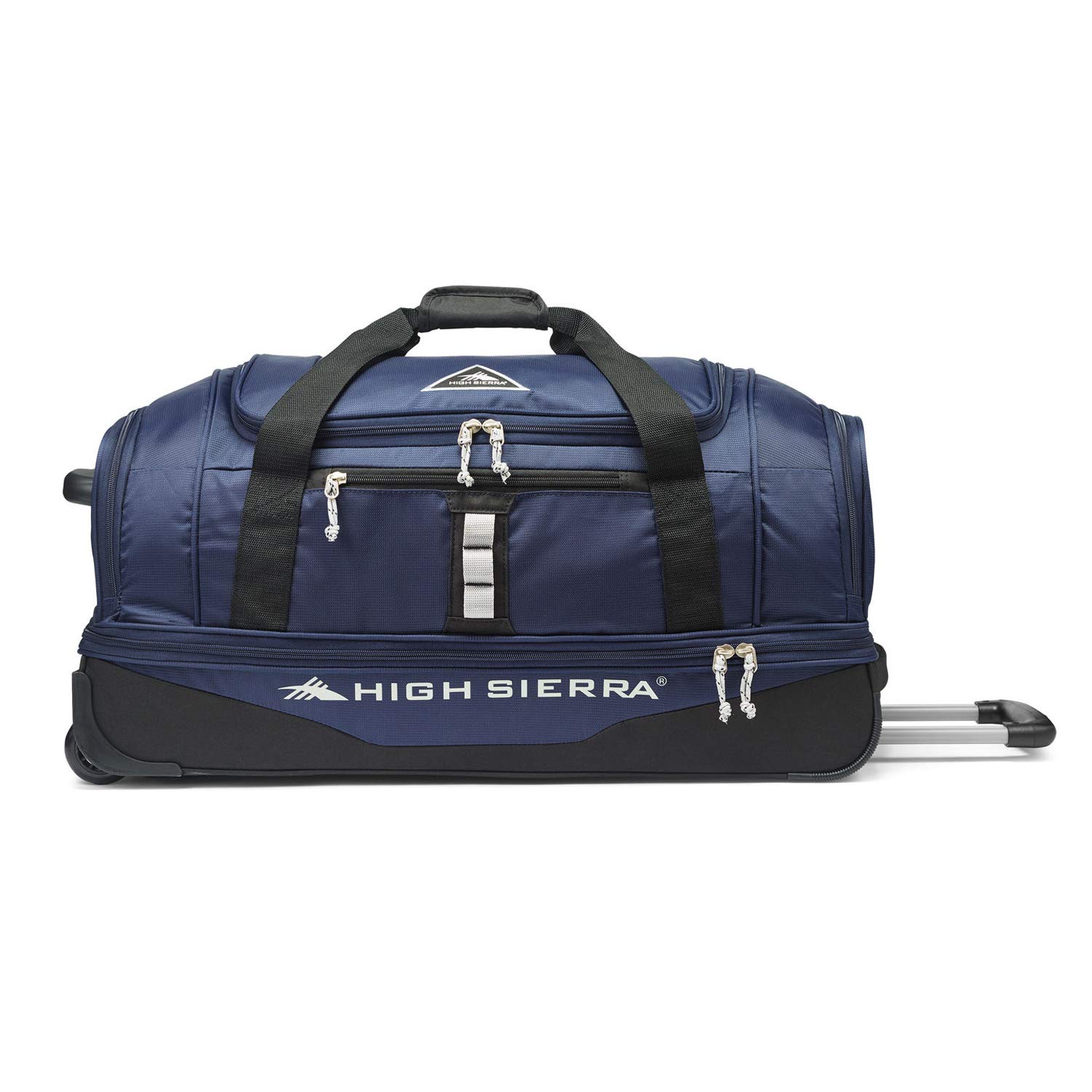 High Sierra Pathway 28Inch Wheeled DropBottom Duffel Extralarge Rolling Duffel Bag with