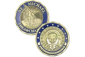 WOERDA USAF Saint Michael US Air Force Security Police Challenge Coin Commemorative Gifts for Airman