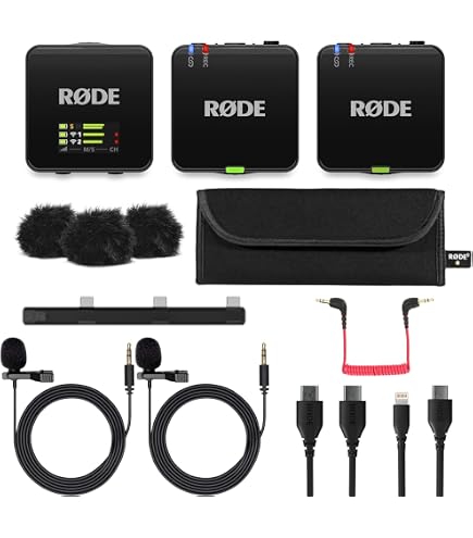 Amazon.com: RØDE Wireless GO II Sistema de micrófono inalámbrico