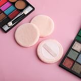 Sibba Loose Powder Puff 12 Pieces Round Velvet Sponge Applicator Set view 7