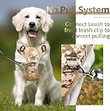 HEELE Dog Harness No Pull Adjustable Padded Reflective Camouflage S view 5