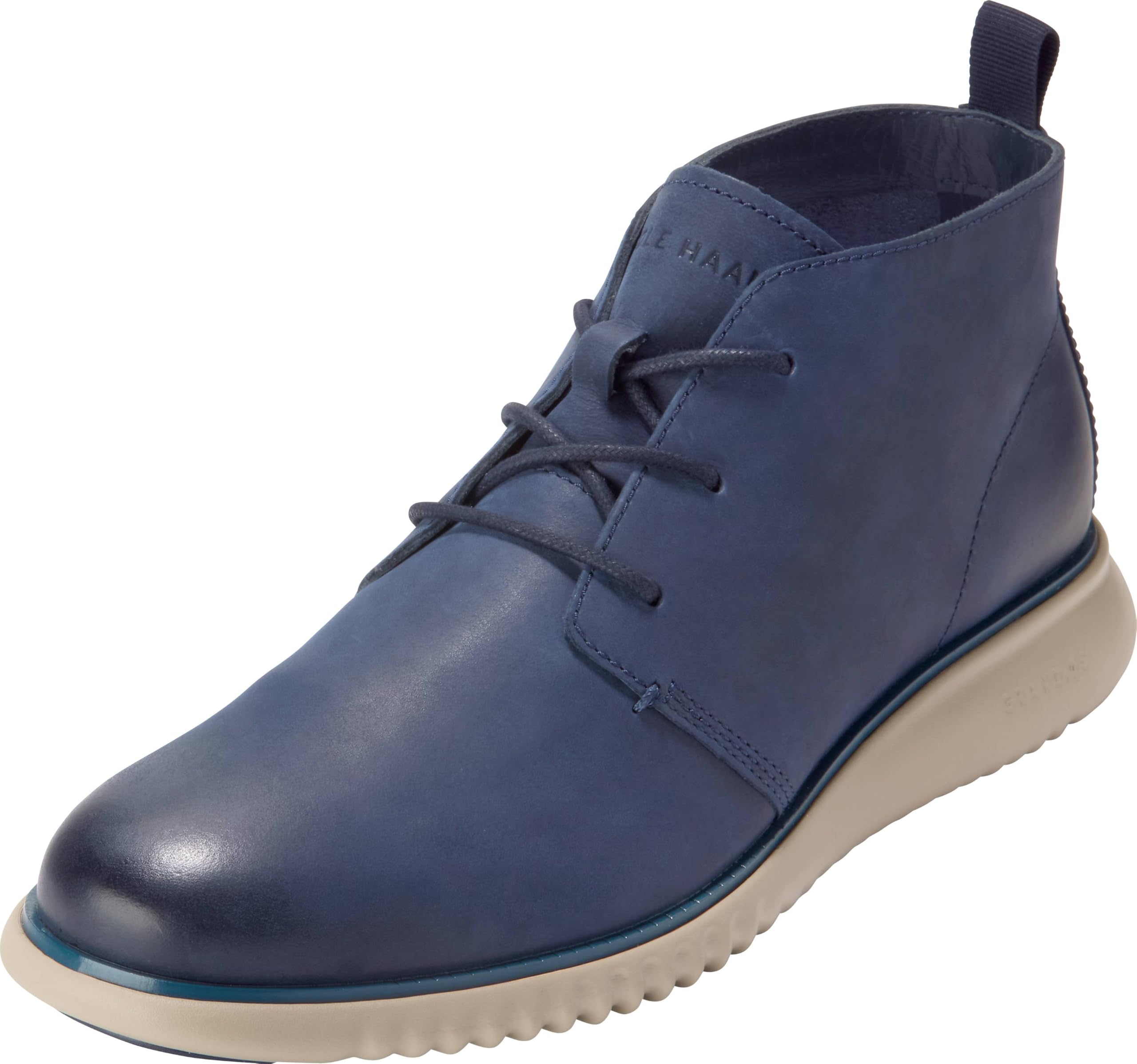 Cole Haan Men's 2.Zerogrand Chukka Boots, Midnight Moon Nubuck/Dark Blue/Oat, 11.5-M US Image