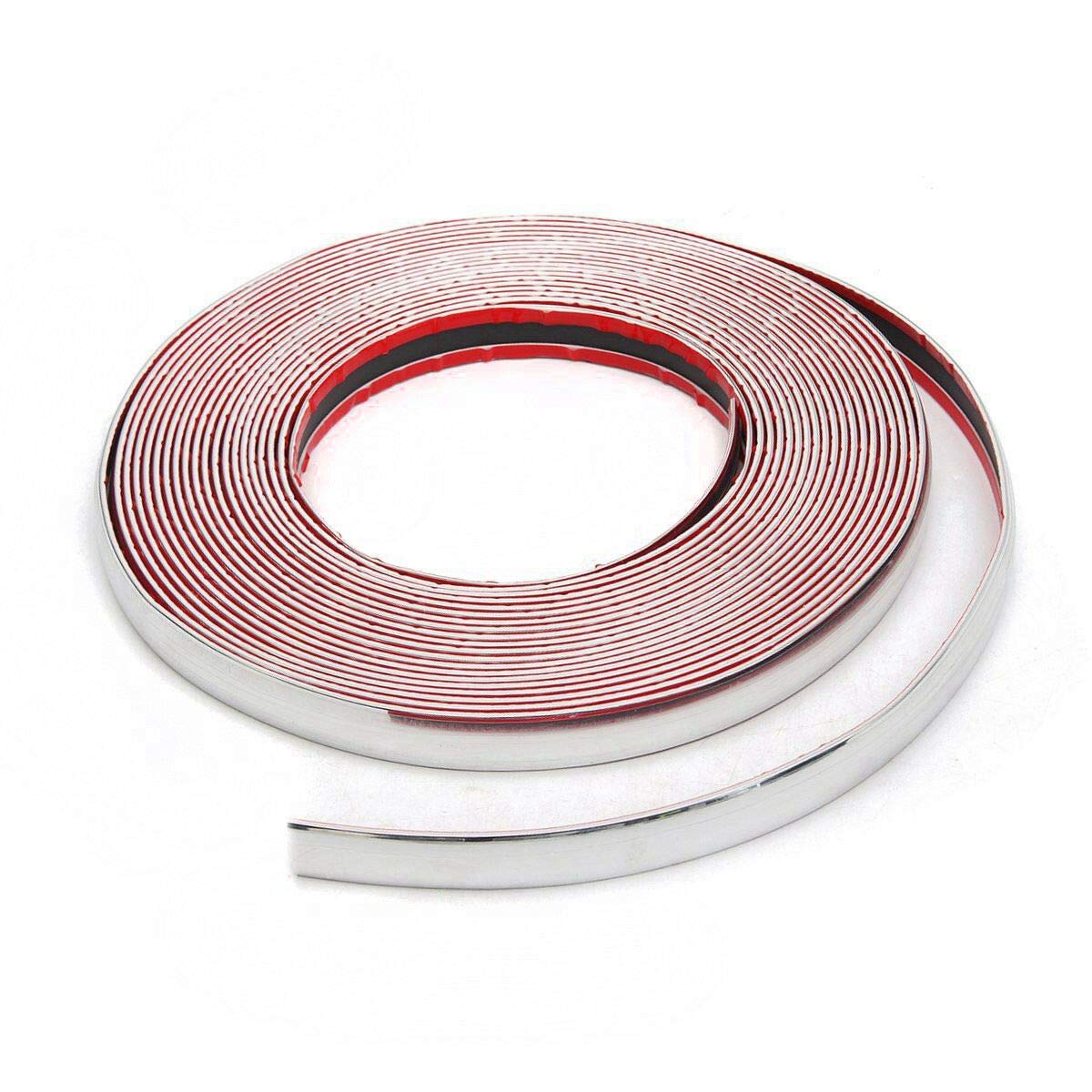 25mm x 5m Car Styling Moulding Strip Trim Self Adhesive Detail Edging Chrome Car Van Truck Pickup Boat