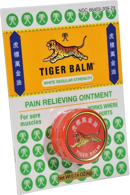 Can You Use Tiger Balm For Headaches When Pregnant Amazon Com Tiger Balm White Tiger Balm 14 Oz Health Personal Care
