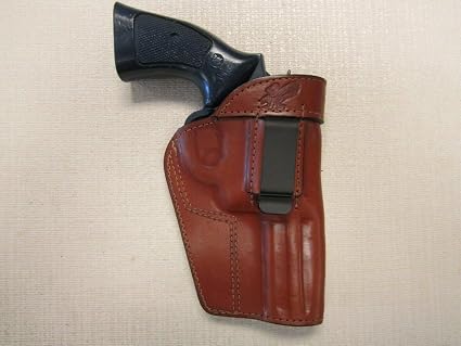 amazon com braids holsters s w 686 586 357 mag 4 barrel iwb owb ambidextrous revolver brown leather sports outdoors braids holsters s w 686 586 357 mag 4 barrel iwb owb ambidextrous revolver brown leather