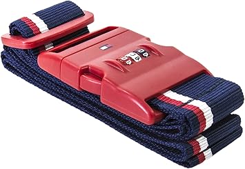 luggage strap with combination lock