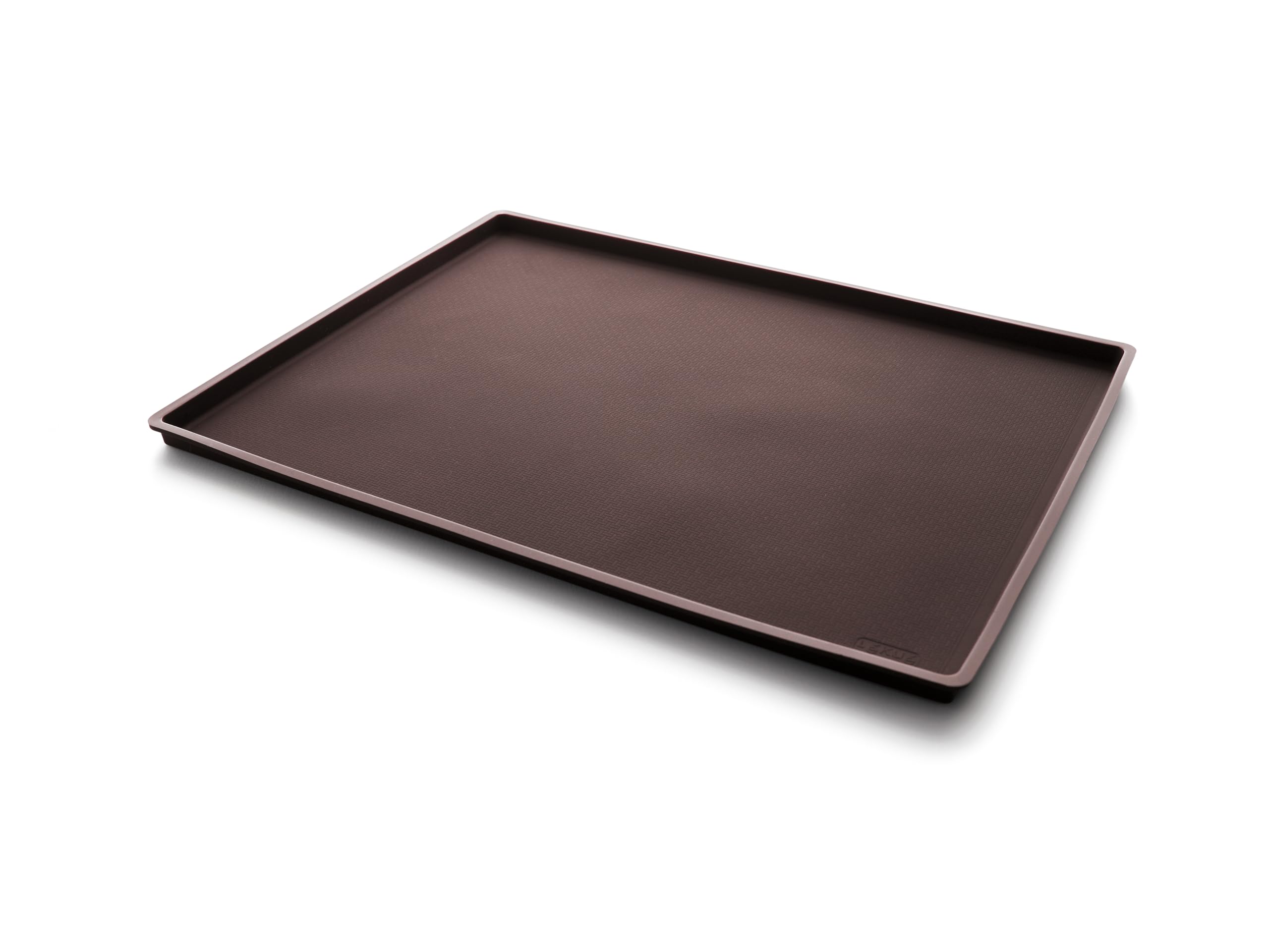 Lékué 400 x 300 x 12 mm Non Spill Baking Sheet for Roll Cake, Brown