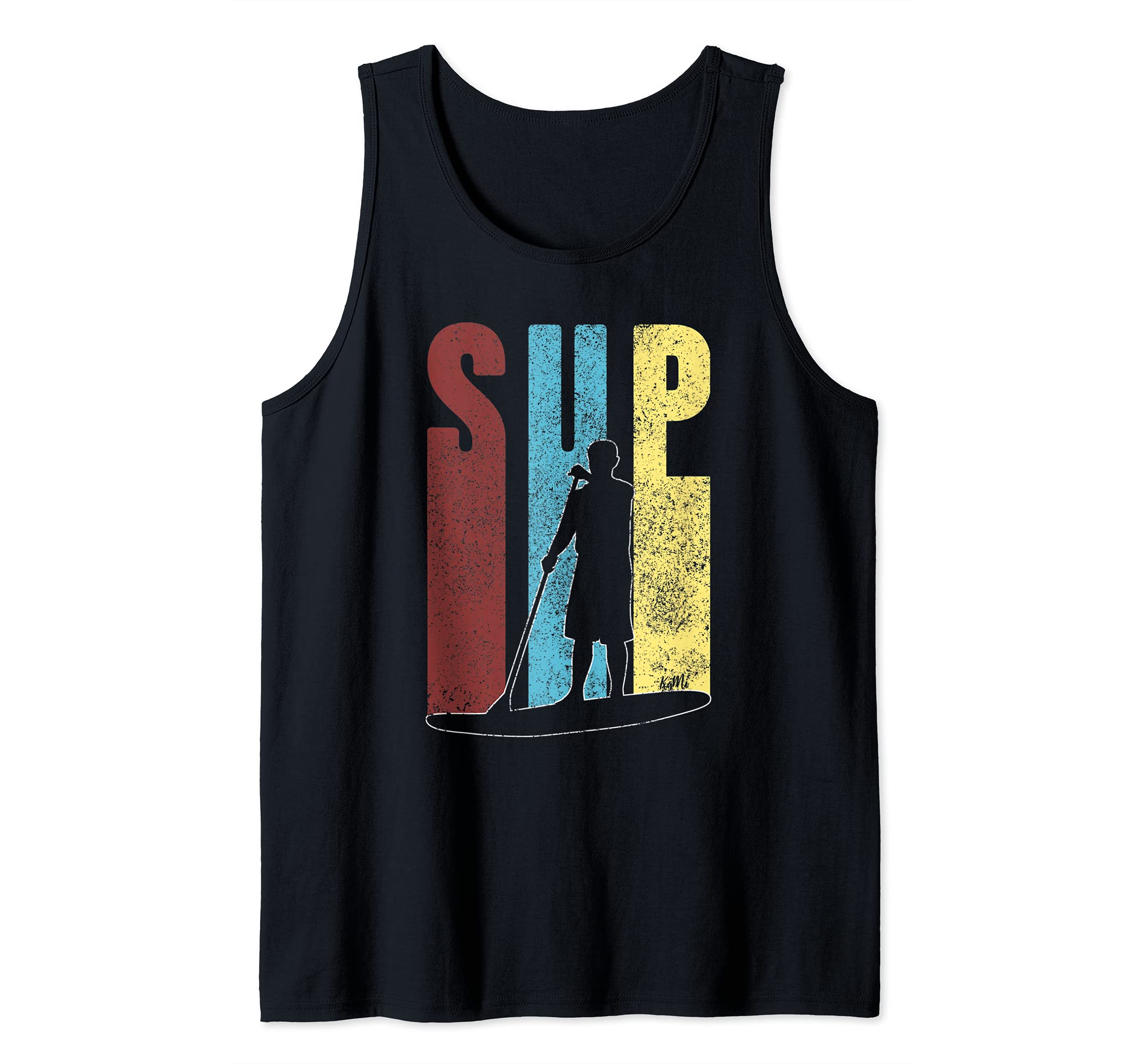 Mens SUP Retro Shirt For Men And Kids Stand Up Paddle Tank Top