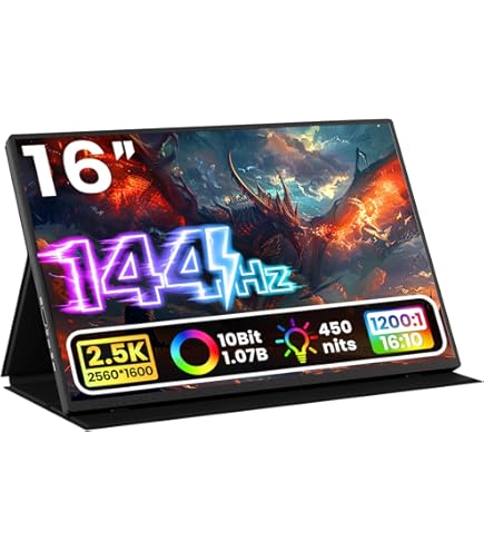 Amazon.com: 2.5K Portable Gaming Monitor, 18