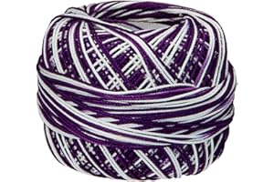 Handy Hands Lizbeth Cordonnet Cotton, Size 10, Purple Twist