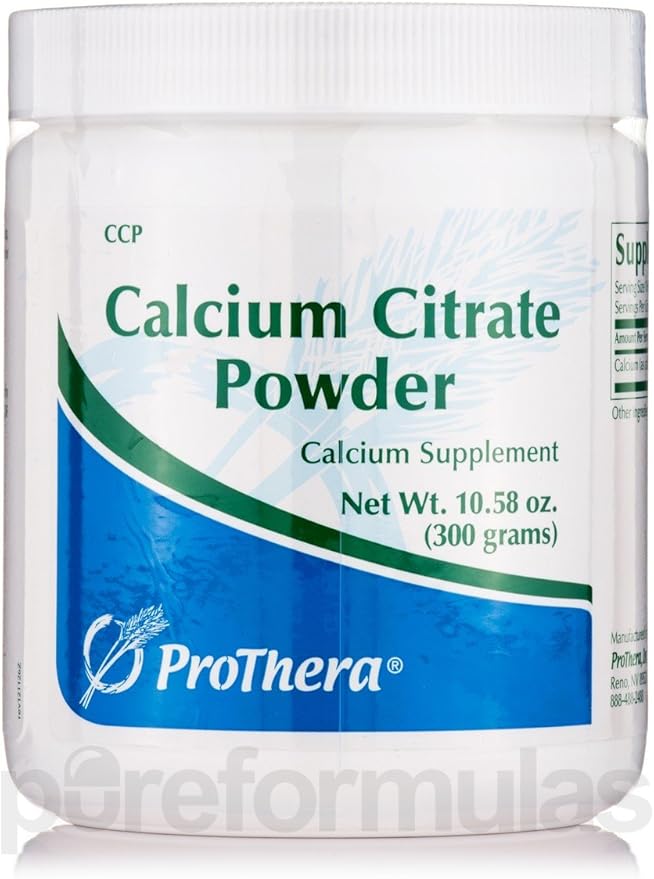 Calcium Citrate Powder 10.58 oz (300 Grams) by ProThera