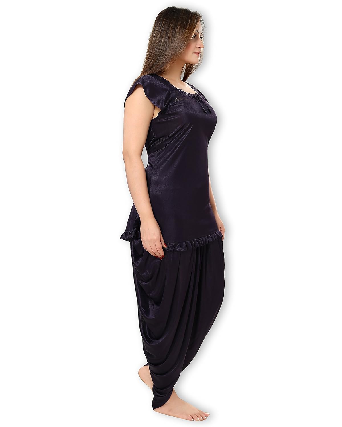 av2 women's satin night suit set