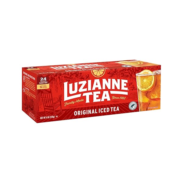 LUZIANNE UNSWEETENED ICED TEA BAGS, FAMILY SIZE, 24CT...