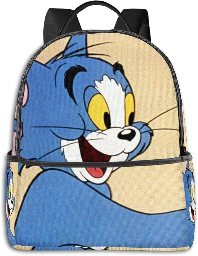 VJSDIUD Tom & Jerry Movie Backpack Classic Water Resistant Lightweight
