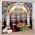 Multicolor Casino Deluxe Scene Plastic Setters Kit - Pack of 9 - Perfect for Casino-Themed Birthdays & Parties