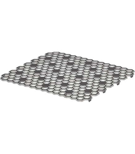 Lot De 2 Tapis D'Évier Cuisine PVC 30x40 Cm – Protection Antidérapante Pois Noir Translucide Pour Évier Inox/Céramique