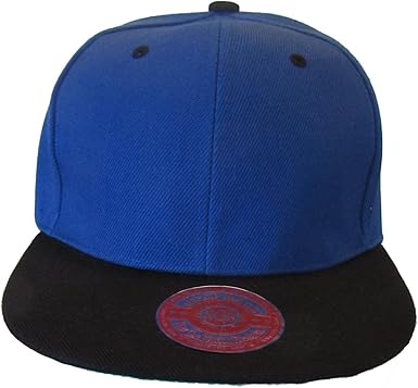 plain blue snapback hats