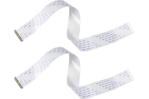 uxcell FFC FPC Cable 0.5mm Pitch 40 Pin 300mm Flexible Flat Ribbon Cable for LCD Screen B Type 2pcs