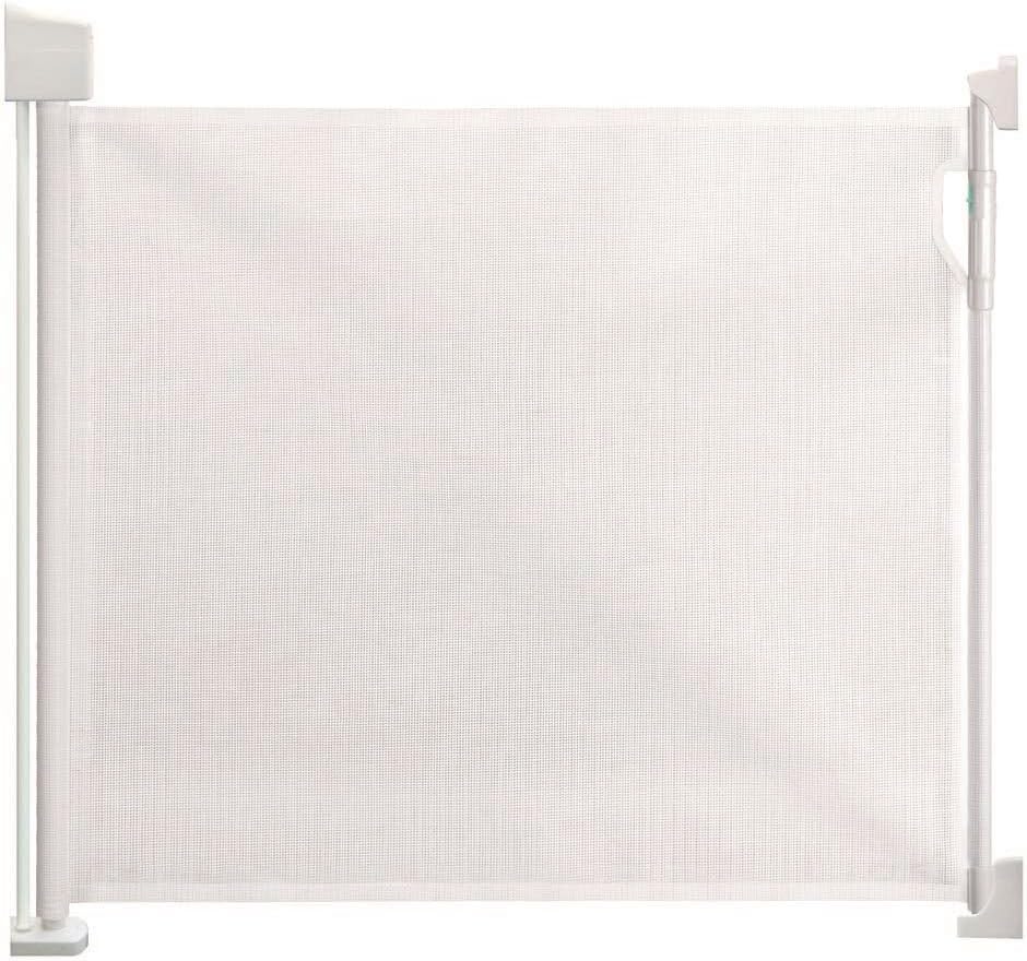 Safetots Advanced Retractable Safety Gate White 20cm120cm BigaMart