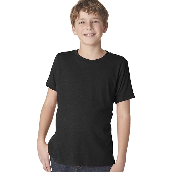 Amazon.com: Heather White Youth Tri-Blend T-Shirt: Athletic