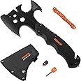 PERWIN Camping Axe, Survival Hatchet with Sheath, Multitool Axe, Camping Gear Must Haves for Outdoor Activities, Woods Split and Everyday Tasks…