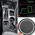 Auovo Anti Dust Mats for kia Optima k5 2019 2020 2018 2017 2016 Custom Fit Door Pocket Liners Cup Holder Console Mats Interior Accessories(16pcs/Set) (White)