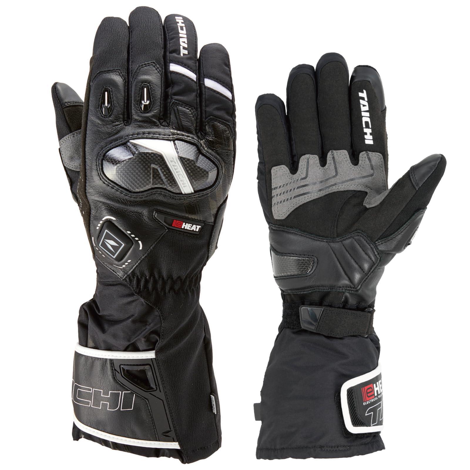RSタイチ(RS TAICHI) バイク 電熱グローブ 秋冬 防水 防寒 保温 タッチパネル対応 プロテクター内蔵 e-HEAT アームド グローブ RST654 BLACK/WHITE L商品画像