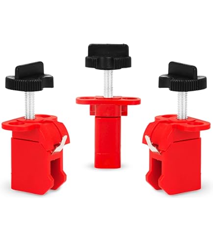 Amazon.com: Brady 65965 Breaker Lockout (Pack of 6) , red